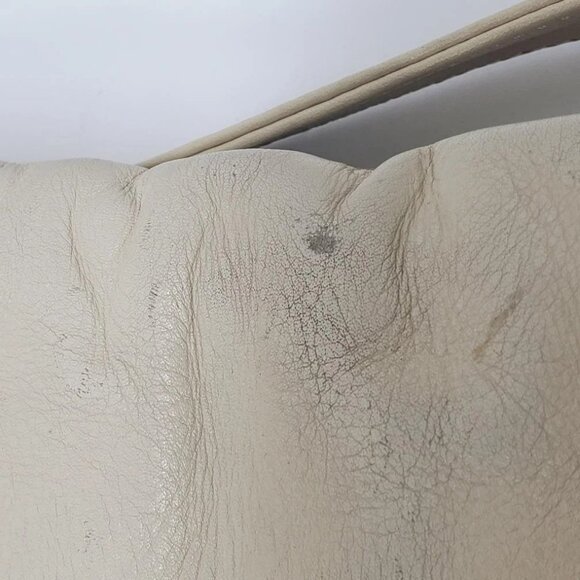 GUCCI WHITE OSTRICH HANDBAG - Picture 4 of 7